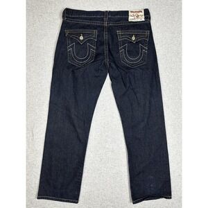 True Religion Jeans Mens 40 Ricky Straight Leg Denim Made in‎ USA Classic